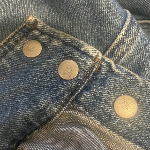 Madewell Denim Southlake Military Jacket Size XXS Casual - Picture 7 of 14